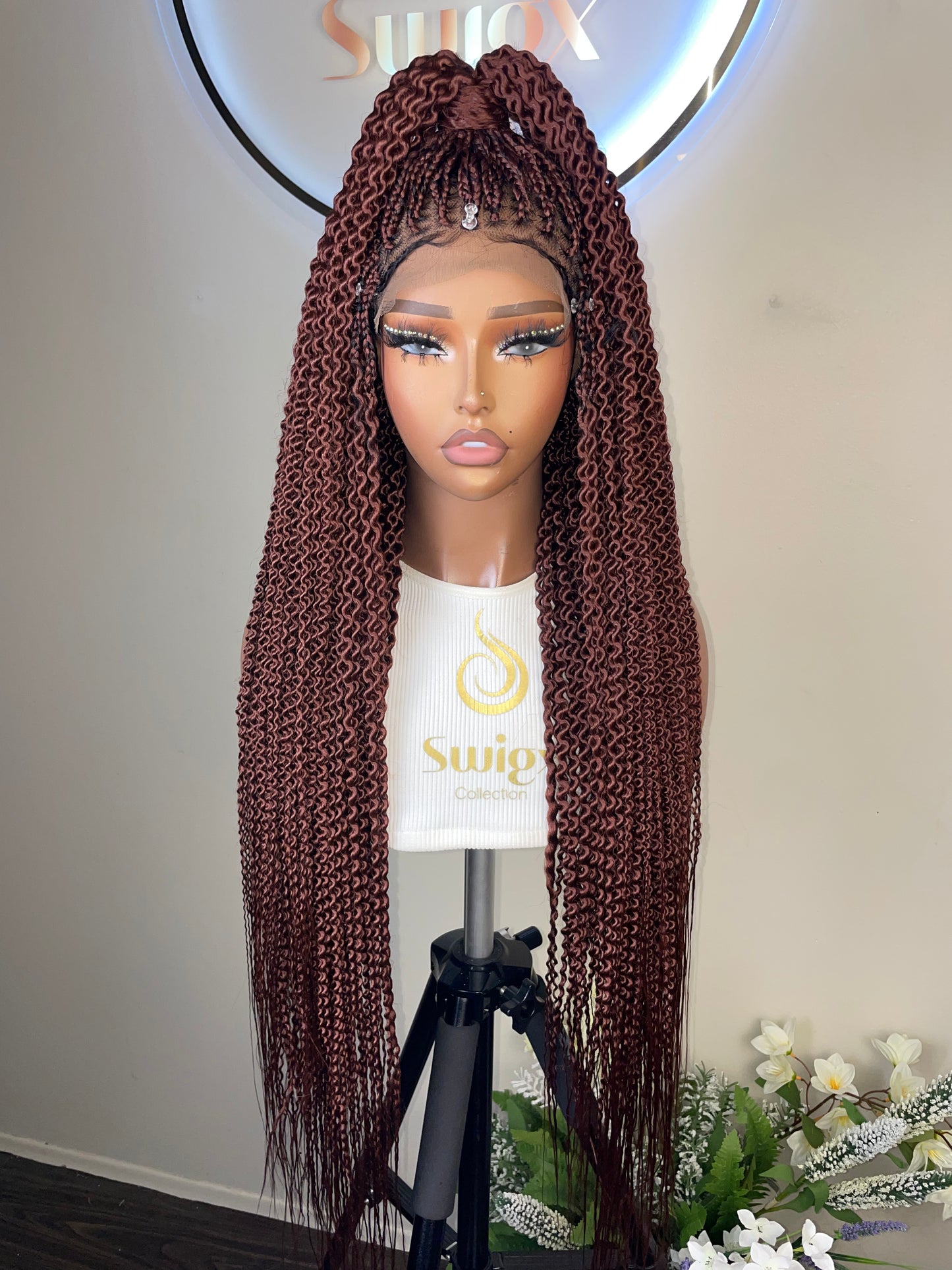 Spiral Knotless Braids